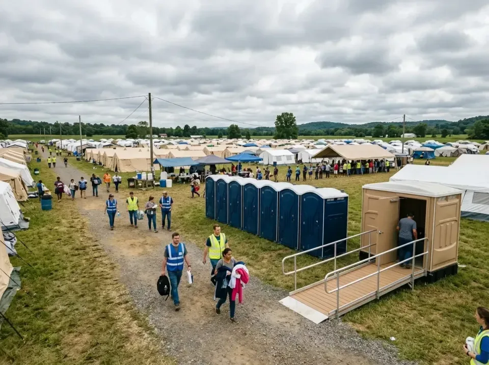 disaster-relief-camp-restrooms-010 — frequently asked questions, Dumpster & Portable Bathrooms Rental in Severn, MD